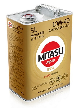   MITASU MOTOR OIL SL 10W-40 Synthetic Blended 