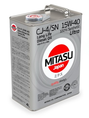    MITASU ULTRA DIESEL CJ-4/SN 15W-40 100% Synthetic 