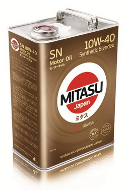   MITASU MOTOR OIL SN 10W-40 Synthetic Blended 