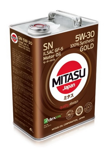   MITASU GOLD SN 5W-30 ILSAC GF-5 100% Synthetic 