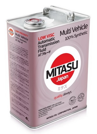 Жидкость трансмиссионная MITASU LOW VISCOSITY MV ATF 100% Synthetic 