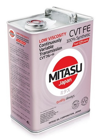 Жидкость трансмиссионная MITASU CVT FLUID FE 100% Synthetic 