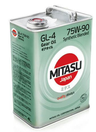 Масло трансмиссионное MITASU GEAR OIL GL-4 75W-90 Synthetic Blended 