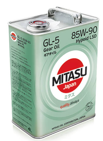 Масло трансмиссионное MITASU GEAR OIL GL-5 85W-90 LSD 